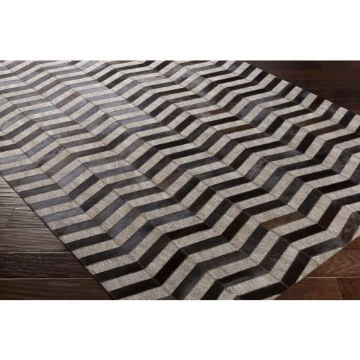 Surya Medora MOD-1001 Black Brown 2' x 3' Rug