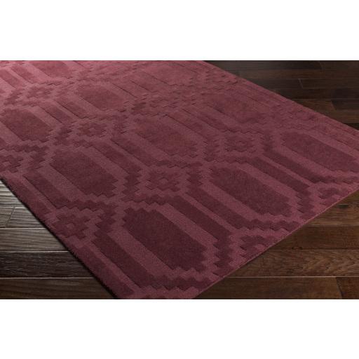 Surya Metro AWMP-4011 Brick Red Butter 6' Round Rug