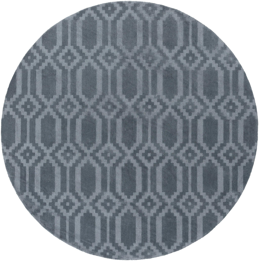 Surya Metro AWMP-4012 Charcoal 9'9" Round Rug