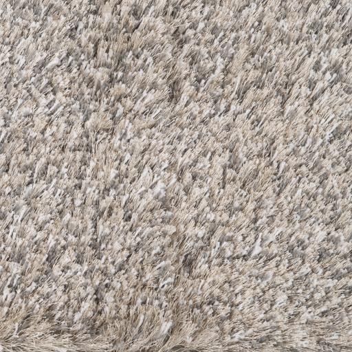 Surya Mink Shags MIN-1003 Ivory Medium Gray 1'10" x 2'11" Rug