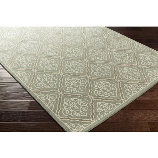 Surya Modern Classics CAN-1907 Cream Medium Gray 2'6" x 8' Rug