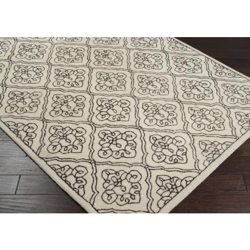 Surya Modern Classics CAN-1913 Dark Brown Light Beige 2'6" x 8' Rug