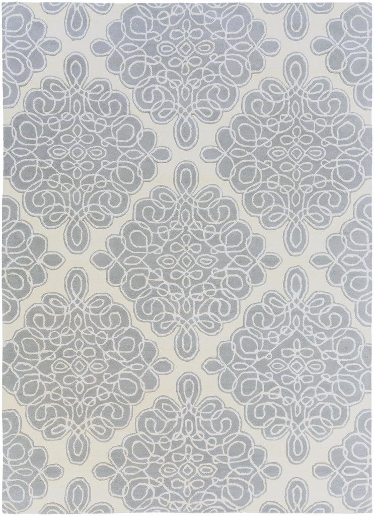 Surya Modern Classics CAN-1957 Cream Denim 3'3" x 5'3" Rug