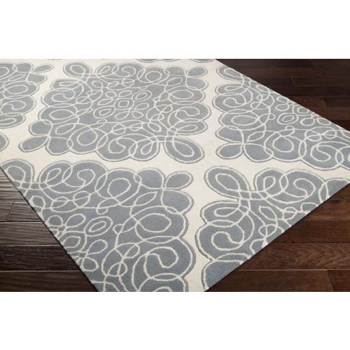 Surya Modern Classics CAN-1957 Cream Denim 3'3" x 5'3" Rug