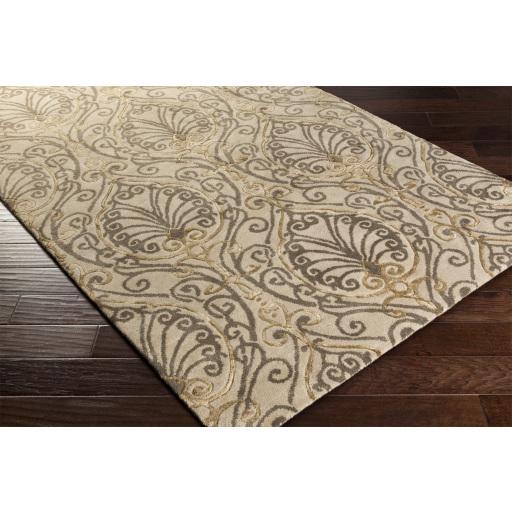 Surya Modern Classics CAN-2013 Charcoal Light Brown 9' x 13' Rug