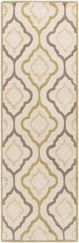 Surya Modern Classics CAN-2026 Dark Brown Light Beige 2'6" x 8' Rug