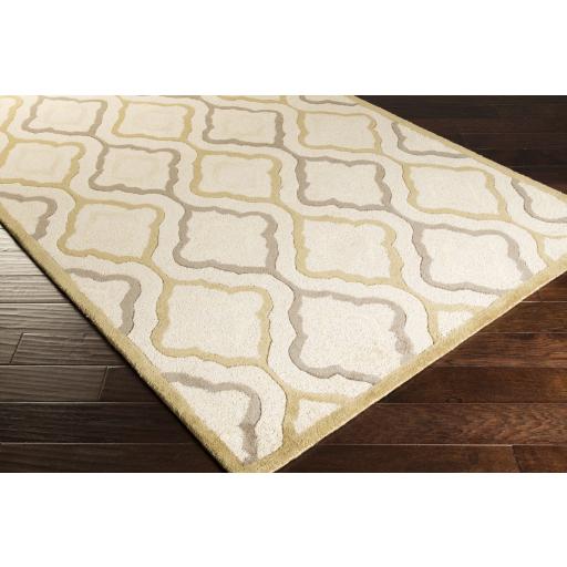 Surya Modern Classics CAN-2026 Dark Brown Light Beige 2'6" x 8' Rug