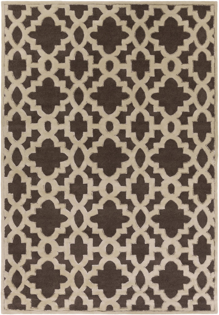 Surya Modern Classics CAN-2035 Dark Brown Taupe 9' x 13' Rug