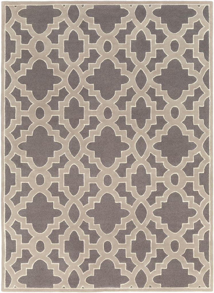 Surya Modern Classics CAN-2037 Charcoal Ivory 2'6" x 8' Rug