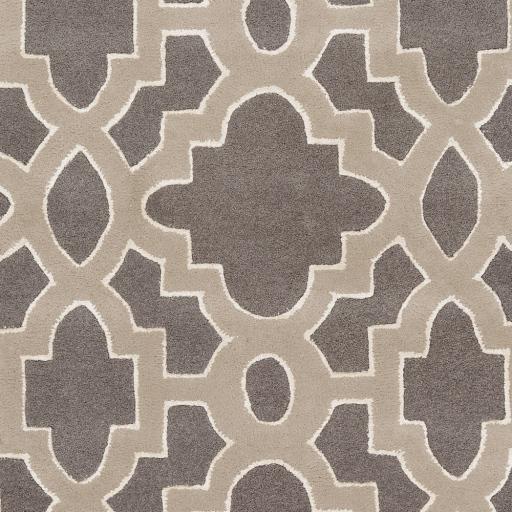 Surya Modern Classics CAN-2037 Charcoal Ivory 2'6" x 8' Rug