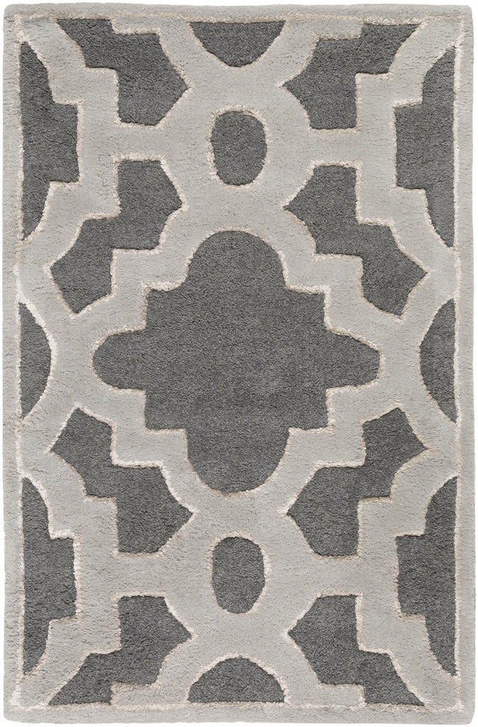 Surya Modern Classics CAN-2040 Charcoal Ivory 2' x 3' Rug