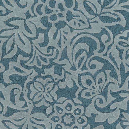 Surya Modern Classics CAN-2047 Deep Teal Dusty Sage 2'6" x 8' Rug