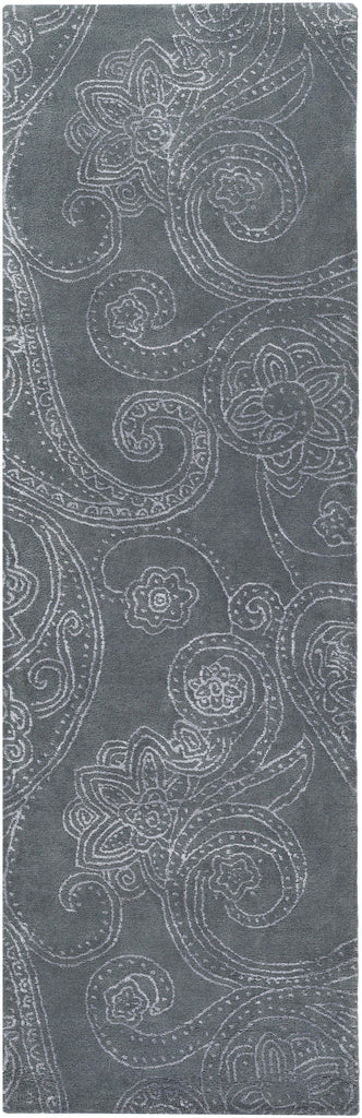 Surya Modern Classics II CAN-2078 Gray Off-White 2'6" x 8' Rug