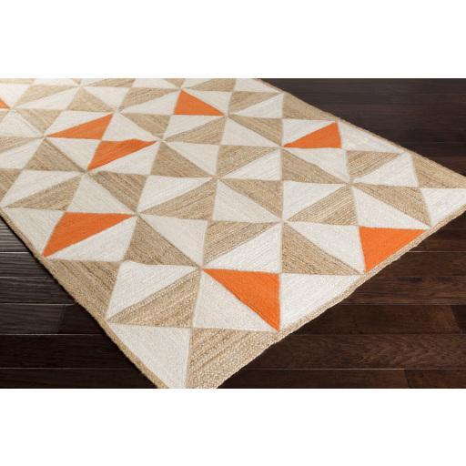 Surya Molino MOL-5001 Burnt Orange Ivory 2' x 3' Rug