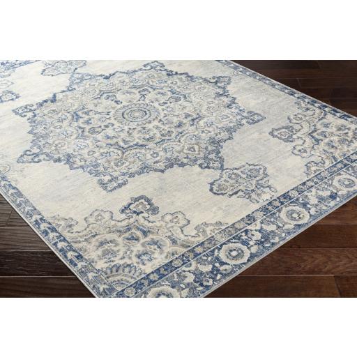 Surya Monaco MOC-2303 Denim Gray 2'7" x 7'3" Rug