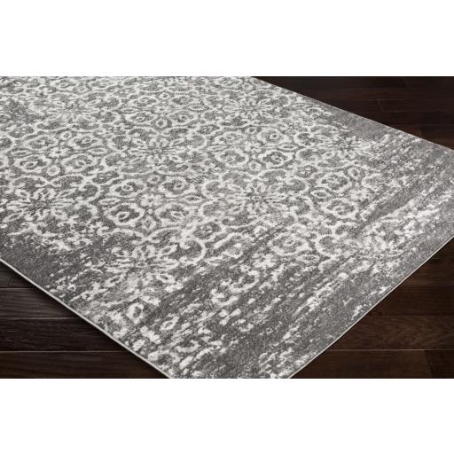 Surya Monte Carlo MNC-2305 Charcoal Light Gray 2'7" x 7'3" Rug