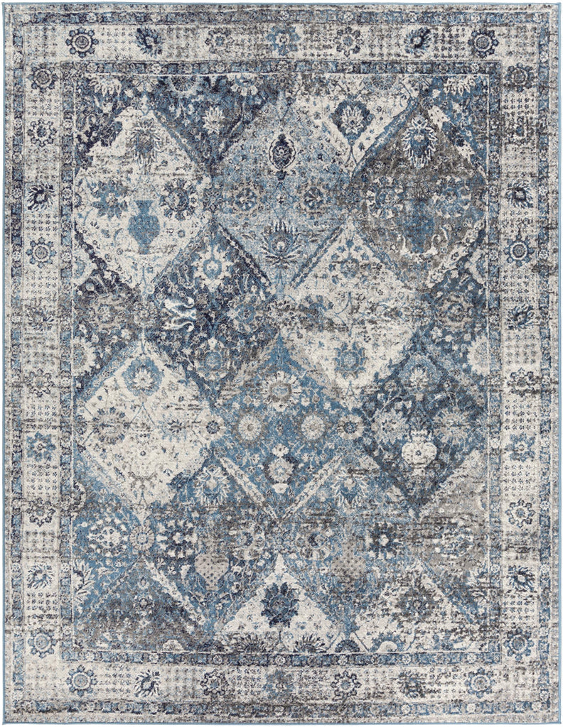 Surya Monte Carlo MNC-2317 Blue Charcoal 7'10" x 10'2" Rug