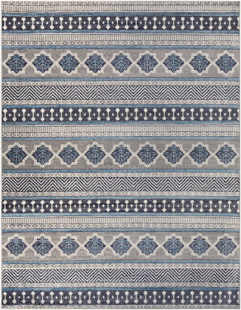 Surya Monte Carlo MNC-2328 Blue Charcoal 7'10" x 10'2" Rug