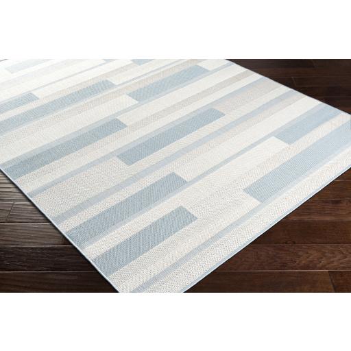 Surya Montego Bay MBY-2304 Cream Denim 6'7" x 9' Rug