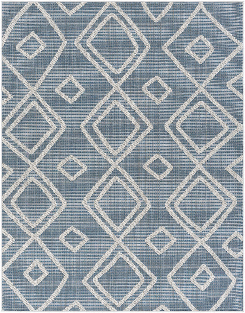 Surya Montego Bay MBY-2306 Blue Cream 6'7" x 9' Rug