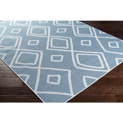 Surya Montego Bay MBY-2306 Blue Cream 6'7" x 9' Rug