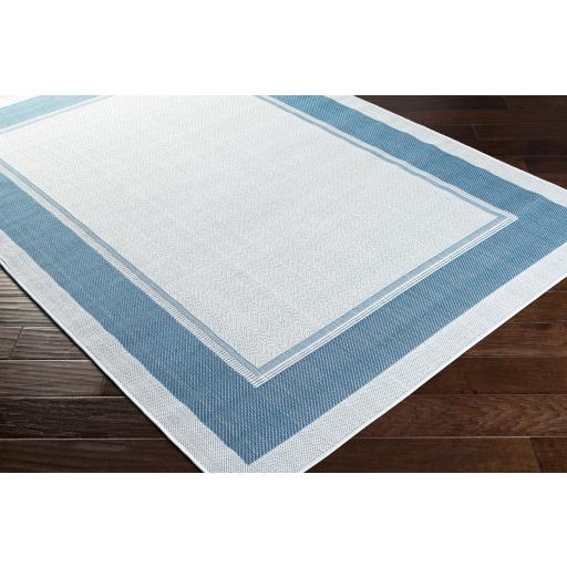 Surya Montego Bay MBY-2307 Blue Cream 5'3" x 7' Rug