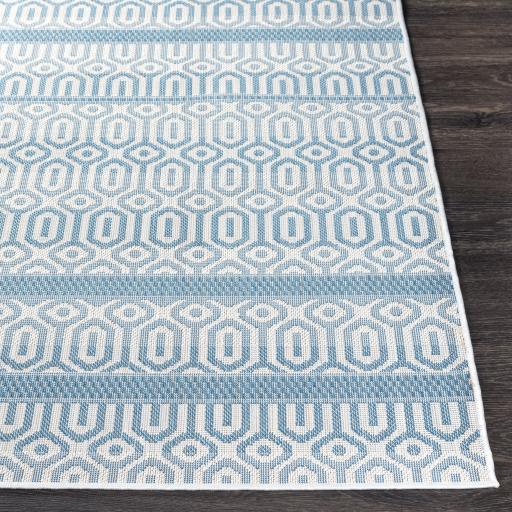 Surya Montego Bay MBY-2312 Blue Cream 6'7" x 9' Rug