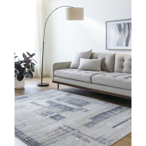 Surya Mood MDD-2325 Dark Brown Denim 5'3" x 7' Rug