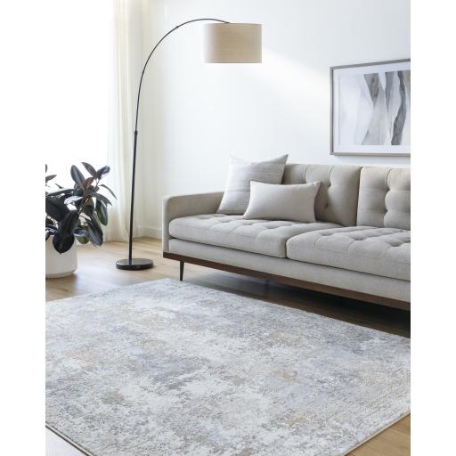 Surya Mood MDD-2328 Charcoal Light Brown 5'3" x 7' Rug