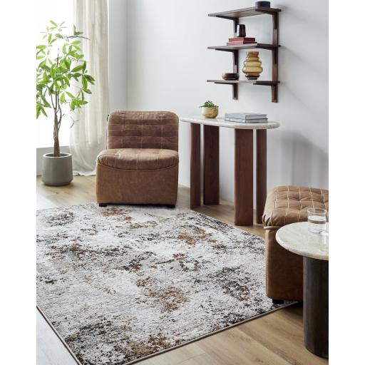 Surya Mood MDD-2329 Dark Brown Denim 5'3" x 7' Rug