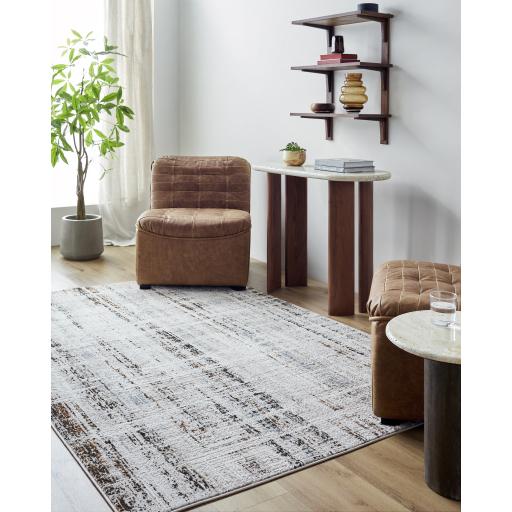 Surya Mood MDD-2330 Dark Brown Denim 5'3" x 7' Rug