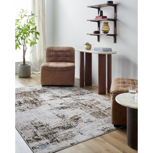 Surya Mood MDD-2334 Dark Brown Denim 5'3" x 7' Rug