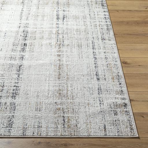 Surya Mood MDD-2336 Charcoal Light Brown 5'3" x 7' Rug