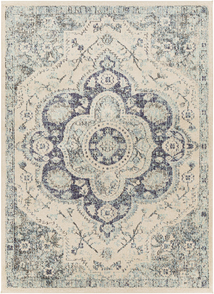 Surya Morocco MRC-2327 Charcoal Dark Blue 5'3" x 7'3" Rug