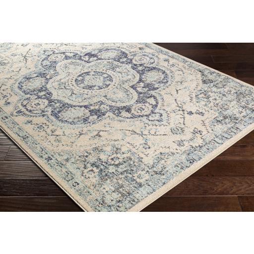 Surya Morocco MRC-2327 Charcoal Dark Blue 5'3" x 7'3" Rug