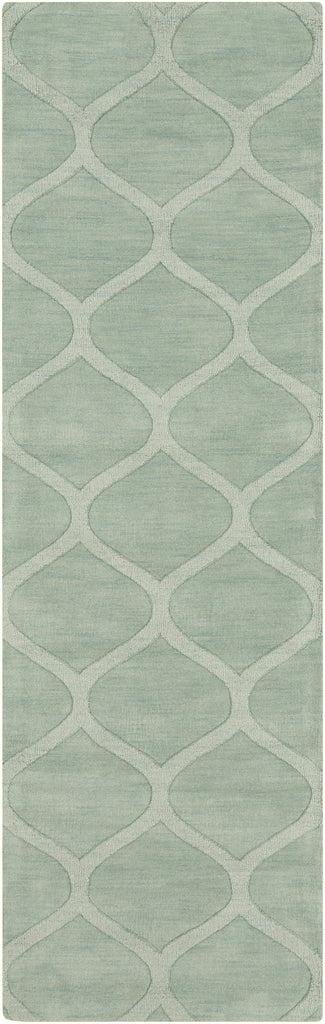 Surya Mystique M-5100 Dusty Sage 2'6" x 8' Rug