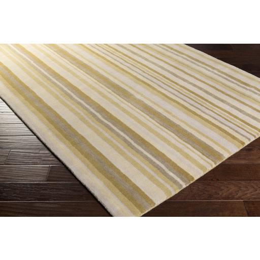 Surya Mystique M-5410 Dusty Sage Light Beige 2'6" x 8' Rug