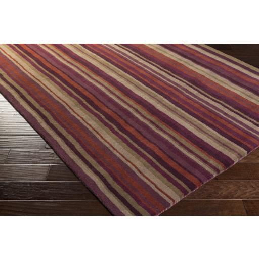 Surya Mystique M-5412 Brick Red Brown 2'6" x 8' Rug