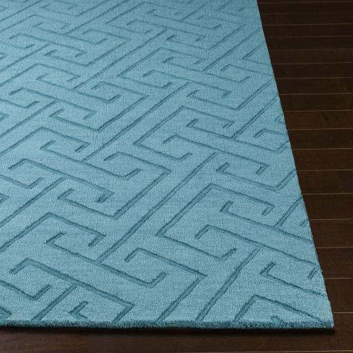 Surya Mystique M-5453 Deep Teal 2'6" x 8' Rug