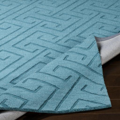 Surya Mystique M-5453 Deep Teal 2'6" x 8' Rug