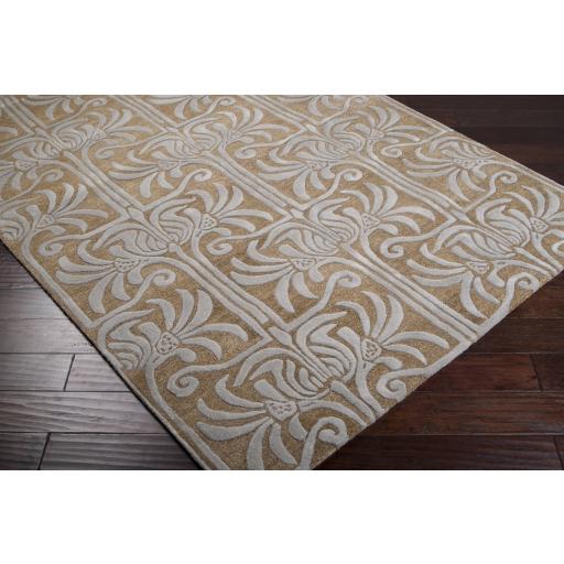 Surya Natura NAT-7037 Light Gray Medium Brown 9' x 13' Rug