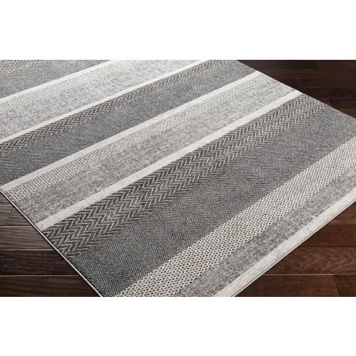 Surya Nepali NPI-2302 Black Cream 2' x 3' Rug