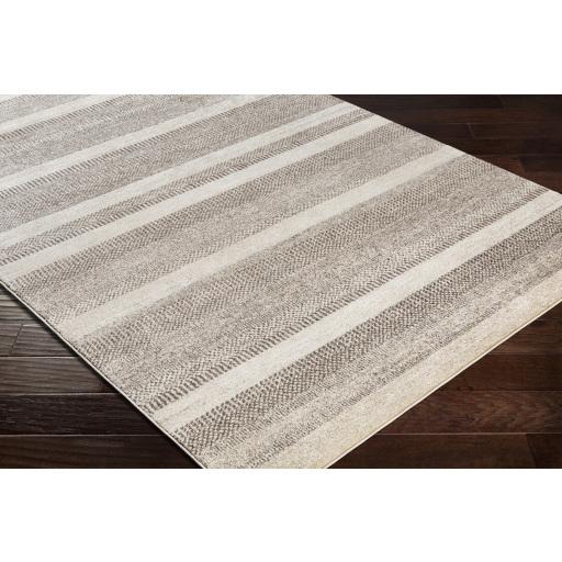 Surya Nepali NPI-2314 Cream Dark Brown 2'7" x 7'3" Rug