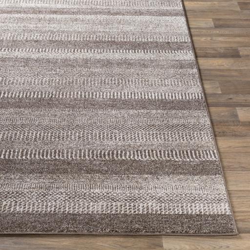 Surya Nepali NPI-2315 Cream Dark Brown 2'7" x 7'3" Rug