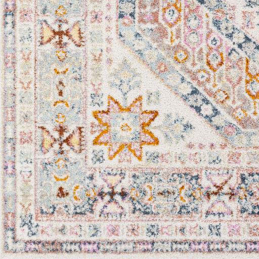 Surya New Mexico NWM-2364 Blue Brick Red 5'3" x 7'3" Rug