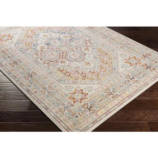 Surya New Mexico NWM-2364 Blue Brick Red 5'3" x 7'3" Rug