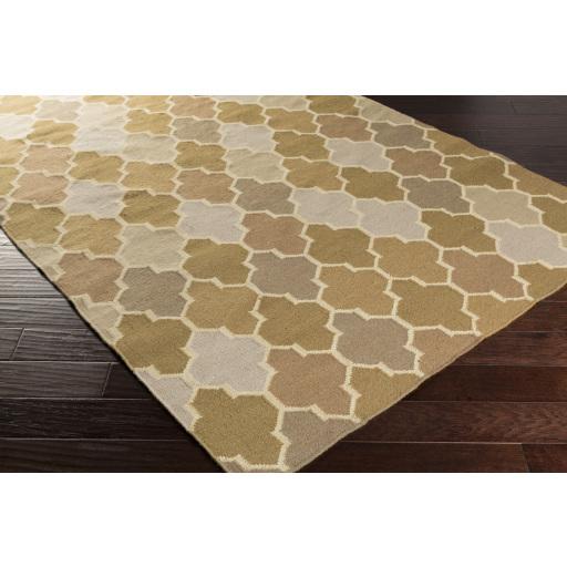 Surya Nia NIA-7006 Cream Dusty Sage 3'6" x 5'6" Rug