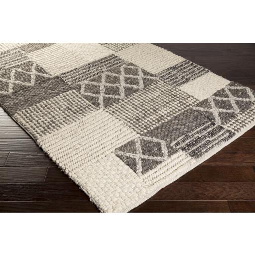 Surya Nico NIC-7000 Black Charcoal 2' x 3' Rug