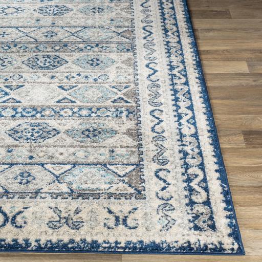 Surya Norwich NWC-2307 Aqua Charcoal 5'3" x 7'3" Rug