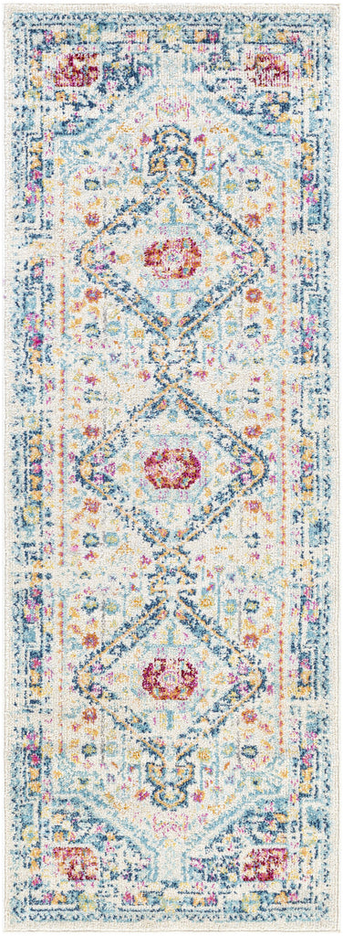 Surya Norwich NWC-2320 Aqua Burnt Orange 2'7" x 7'3" Rug